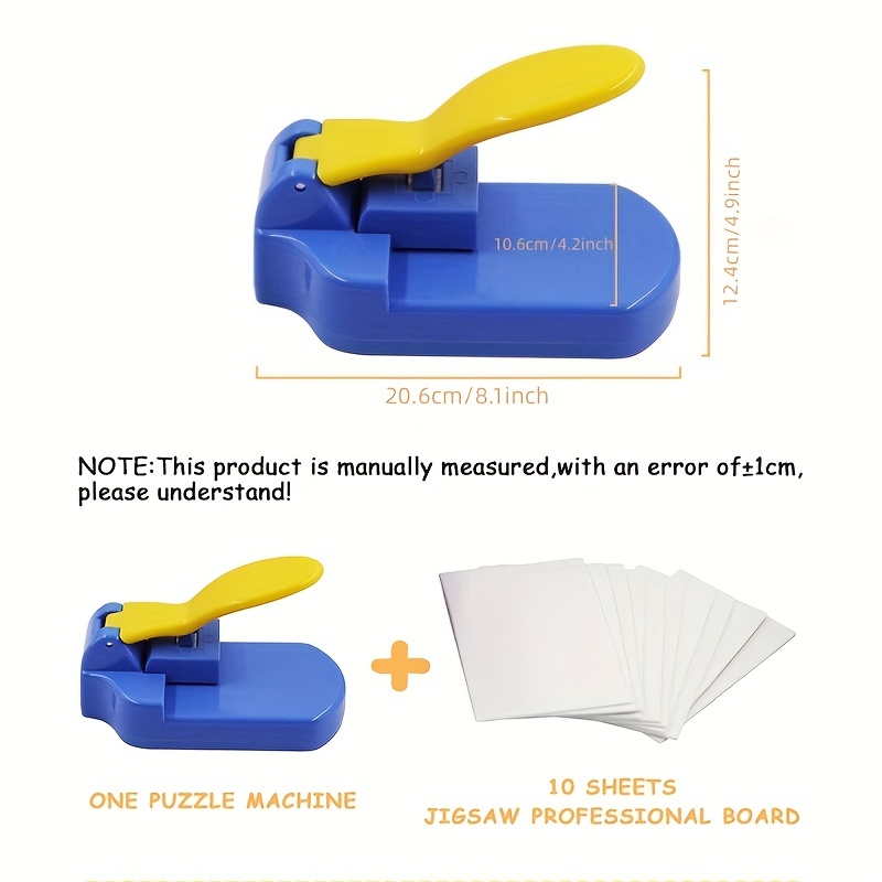 Creative Puzzle Maker Making Machine, Photo Cutter with 10