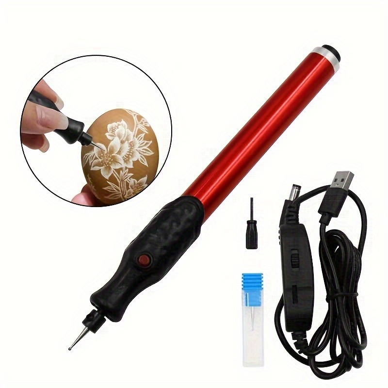 Power Engraving Pen Etching Carving It Name Machine Electric with Tool Nib  for Jewellery and All Glass Metal Plastic Wood (FDC-12A)