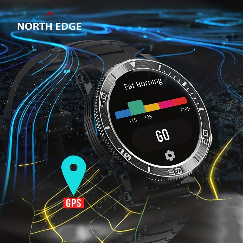 Smart Watch 1.91 Frecuencia cardíaca de pantalla grande de alta definición,  monitoreo preciso de oxígeno en sangre, ayuda para dormir, asistente de IA,  reloj deportivo de medidor de movimiento GPS