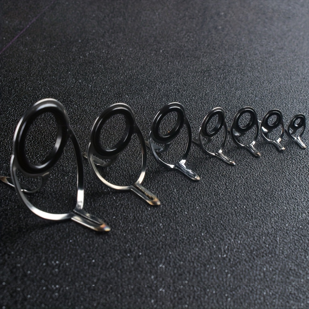 8 PCS FISHING Gears Rod Replacement Kit Guides Ring Repair Head £4.32 -  PicClick UK