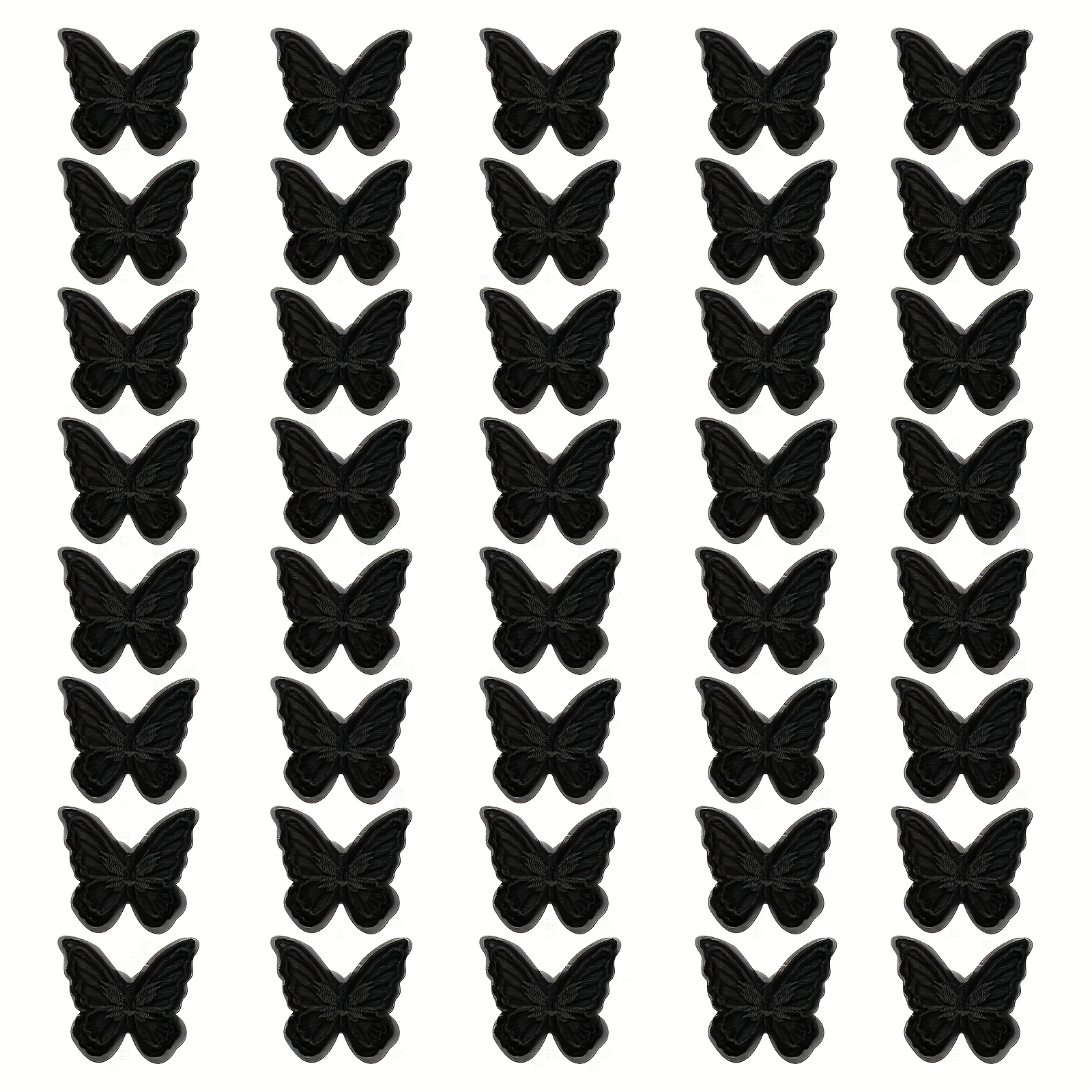 30PCS organza butterfly appliques Sewing Butterflies
