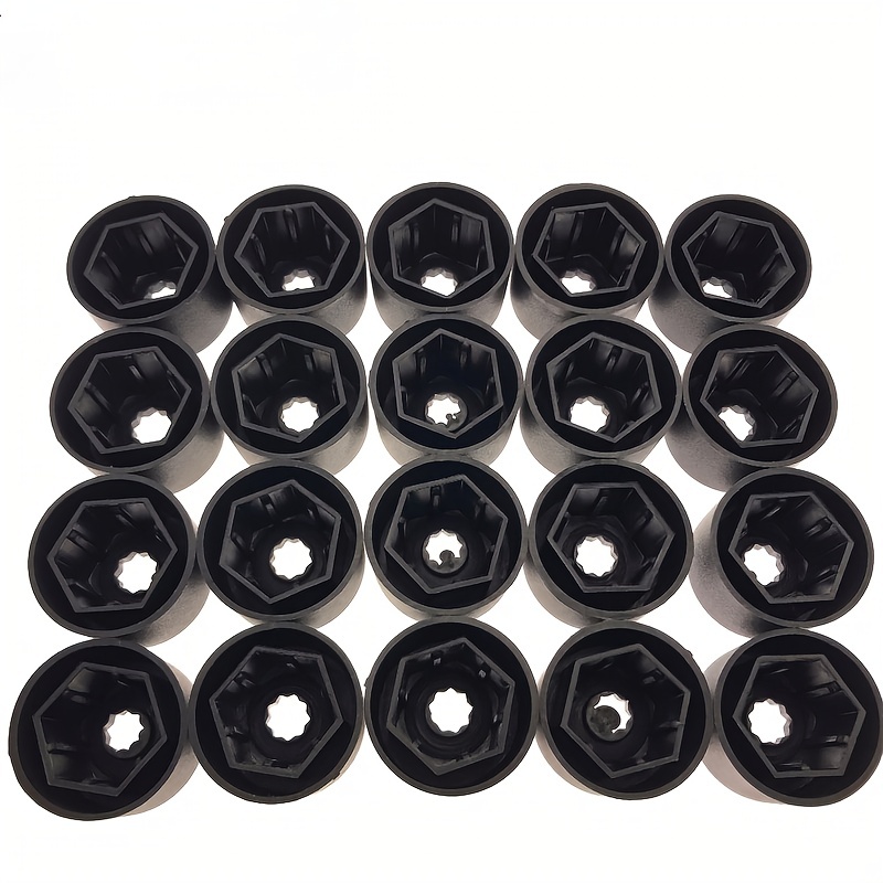 20x Wheel Nut Caps Protection Auto Hub Screw Cover Safety Bolts 17