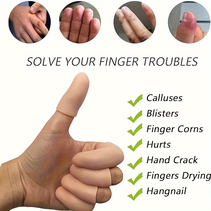 Order A Size Up Gel Finger Protectors Finger - Temu