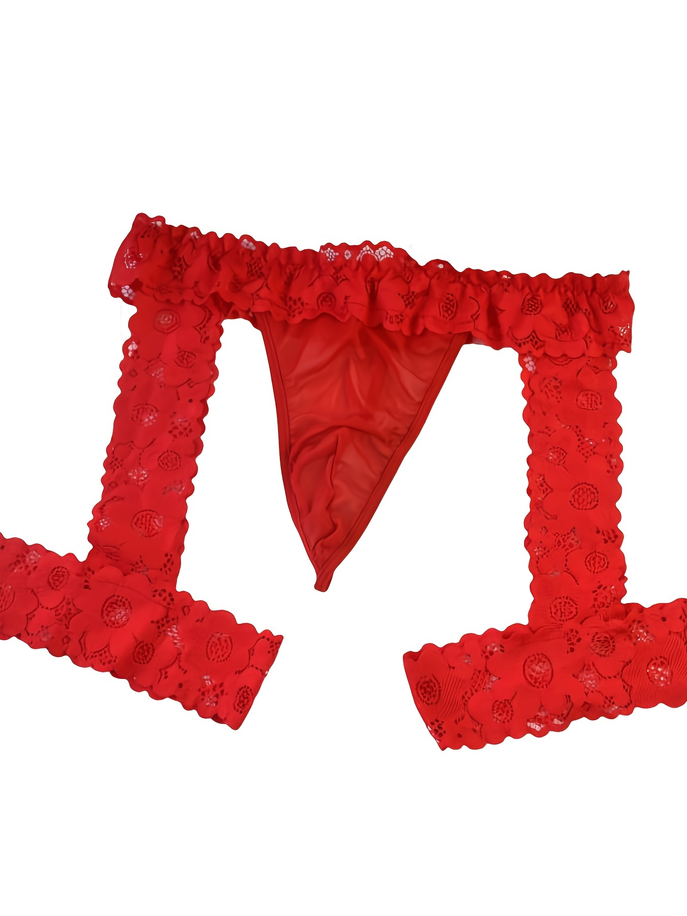 Générique Teenage Lingerie Adult Lace Thongs Underwear with Garter Sexy  Lingerie Satin Men, Aa-Red, S : : Fashion