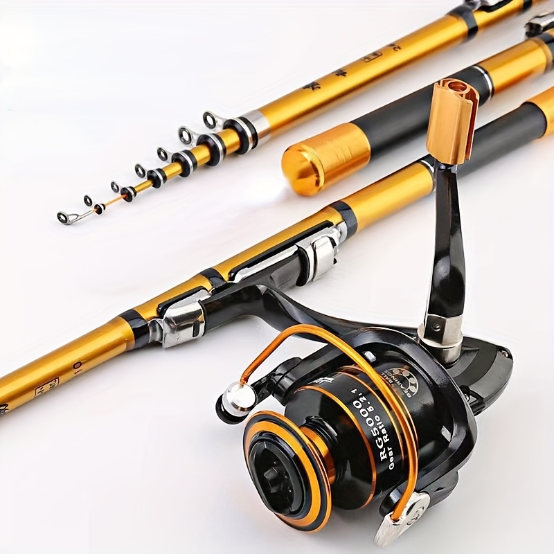 2023 New fishing rod complete set, with 1M telescopic ocean and