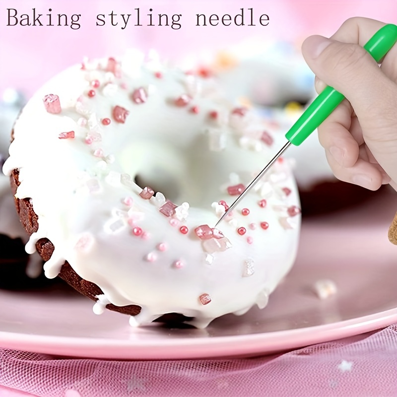 3pcs, DIY Baking Pin, Stainless Steel Needle Icing Sugar Craft Cake  Decorative Pin, Tool Sugar Mixing Needle Doodling Needle Modeling Tool,  Cake Decor