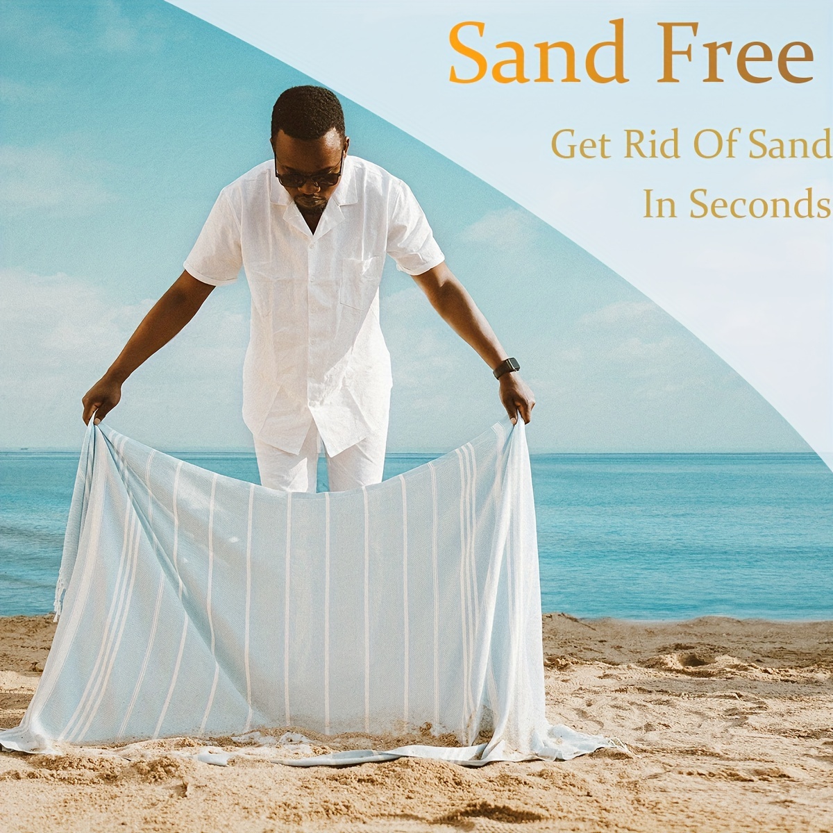 Microfiber Oversized Sandproof Beach Towels Tropical - Temu