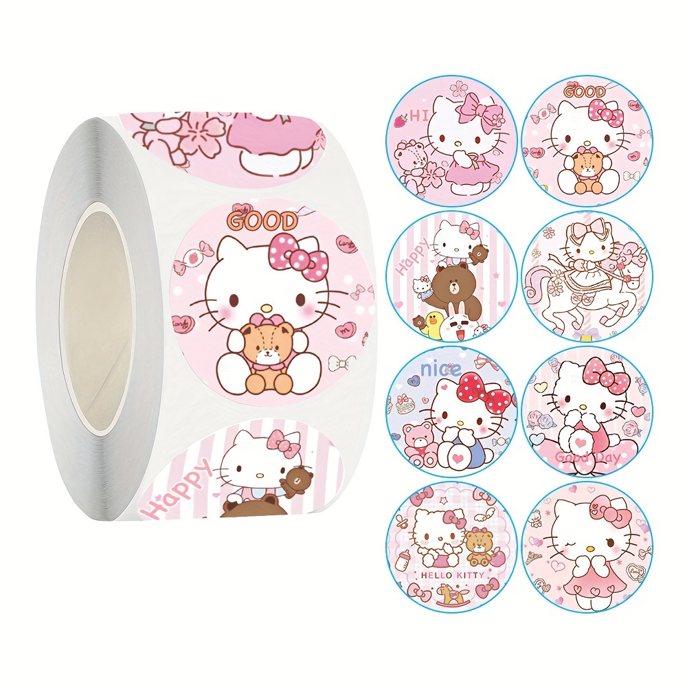 

500pcs Cartoon Cute Tape Sticker Hello Kitty Tape Stickers Tape Stickers Wide Sticker Cartoon Tape Sticker Cartoon Sealing Stickers