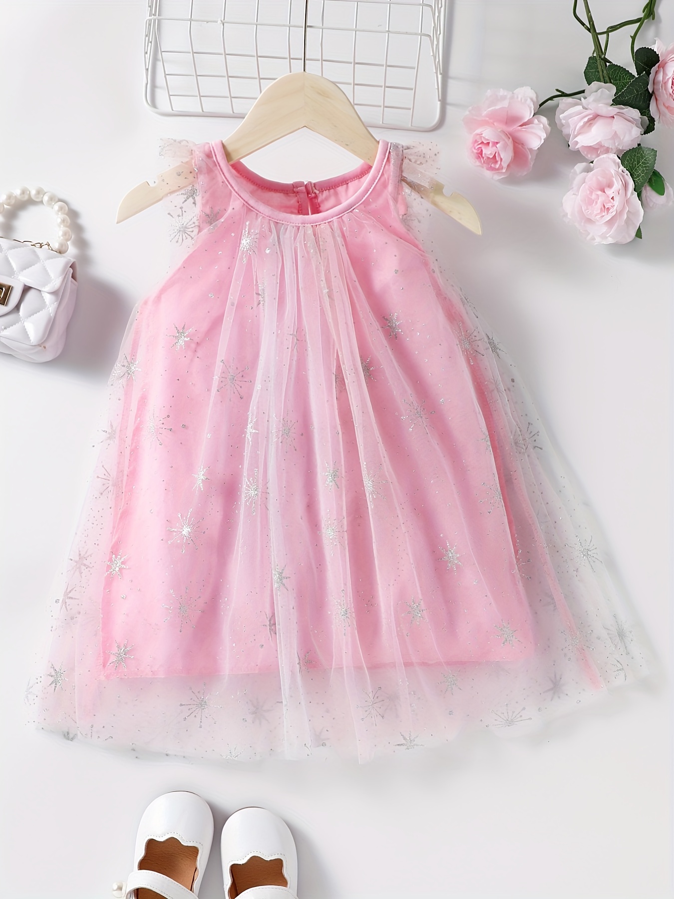 Baby pink going out on sale dress