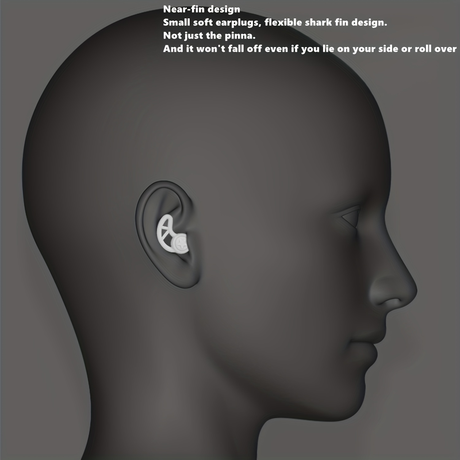 2 pares de tapones para los oídos para dormir, 40db para la reducción de  ruido, ajuste impermeable de silicona para los oídos, tapones para los  oídos insonorizados de tres capas con caja