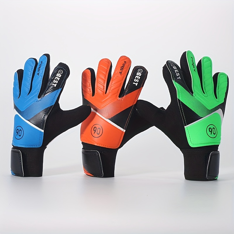 1 par de guantes antideslizantes de portero de fútbol guantes de