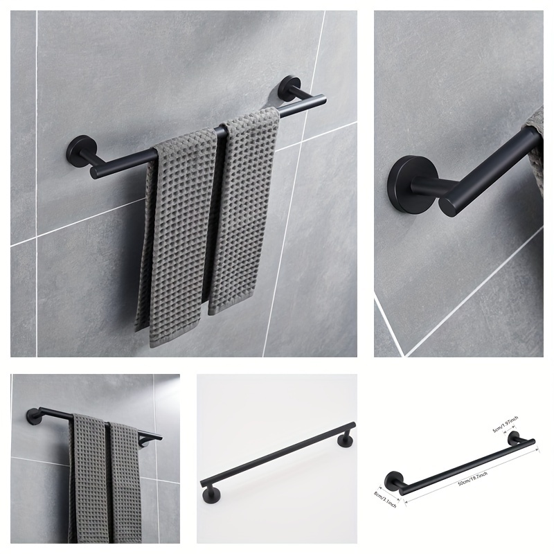  DCFV Toallero de baño, toallero de acero inoxidable, soporte de  toalla de baño, soporte de pared, barra de toalla de mano, adecuado para  cocina y baño (tamaño 41.3 in) : Herramientas