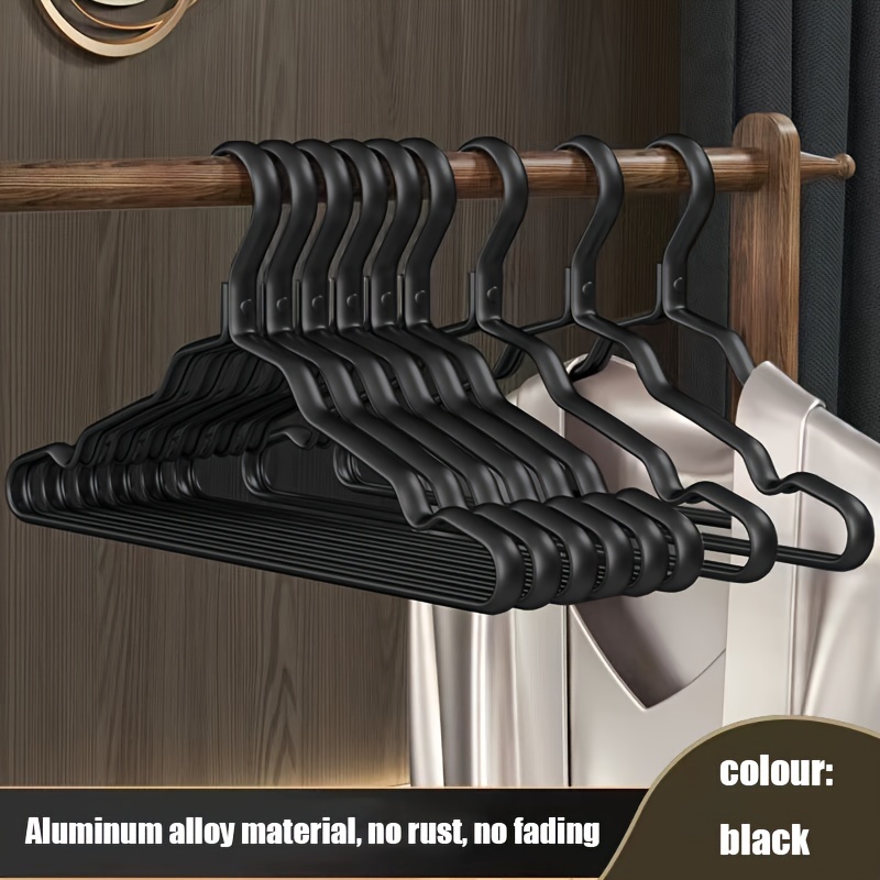 Metal Clothes Hangers, Traceless Clothes Racks, Sturdy Heavy Duty Coat  Durable Hangers, Household Clothes Drying Storage And Organization For  Bedroom, Bathroom, Home - Temu