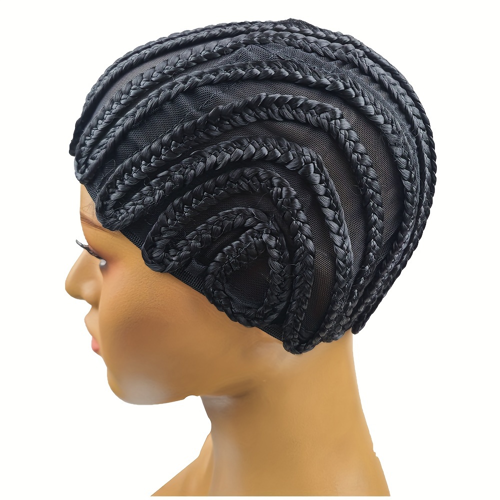 Braid Crochet Braids Easier Sew In Cornrow Wig - Temu
