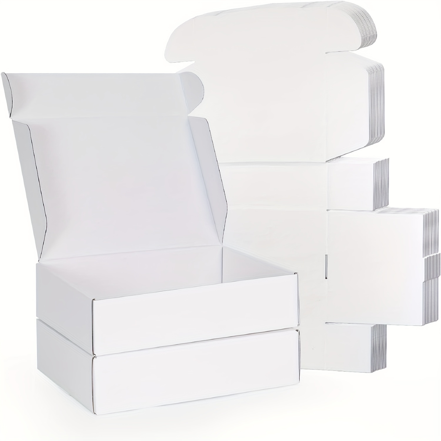 Caja Envío Blanca 10/20 Piezas Caja Cartón Corrugado Pequeña - Temu