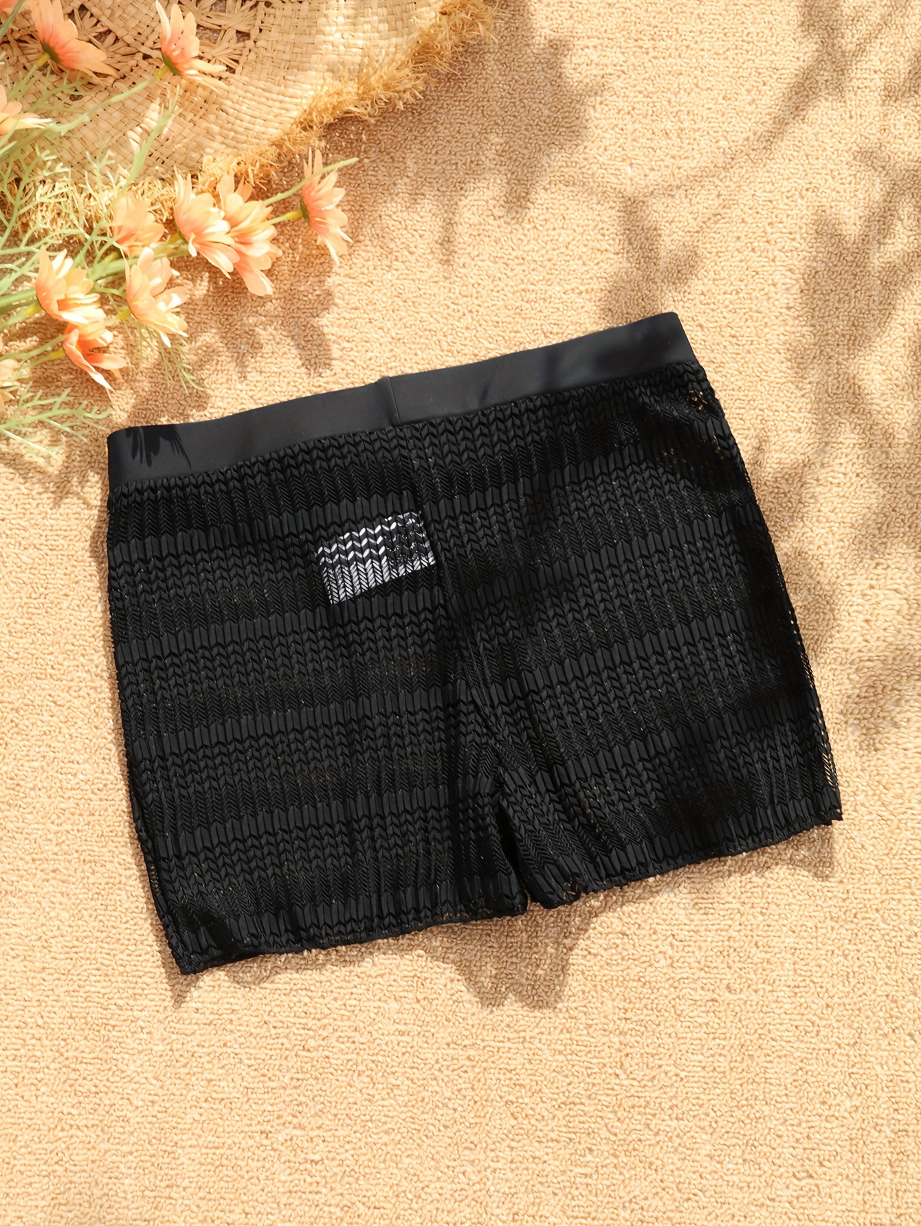 Sheer Mesh Beach Shorts