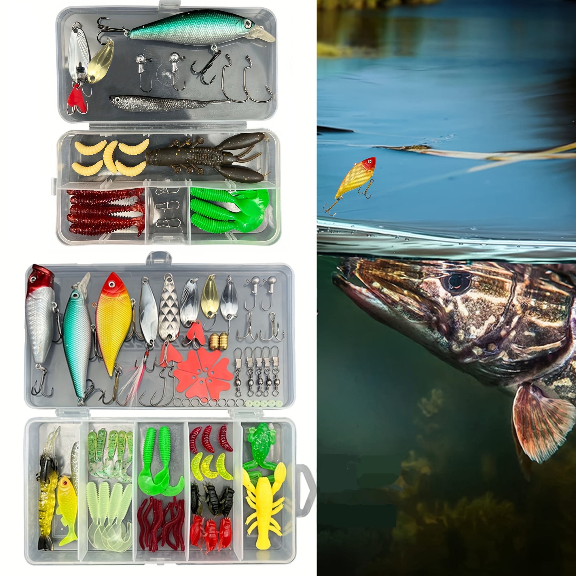 Goture Fishing Tackle Group, Including Fishing Weights Sinkers