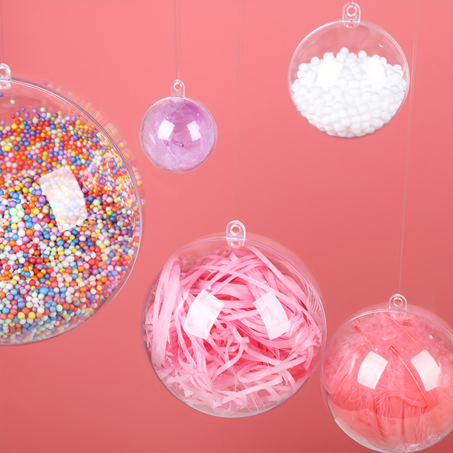 Transparent Christmas Ball Decoration hanging Clear - Temu