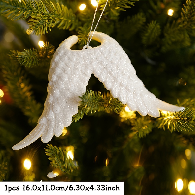 Christmas Tree Hanging Ornaments Snowflake Angel Deer Pendants