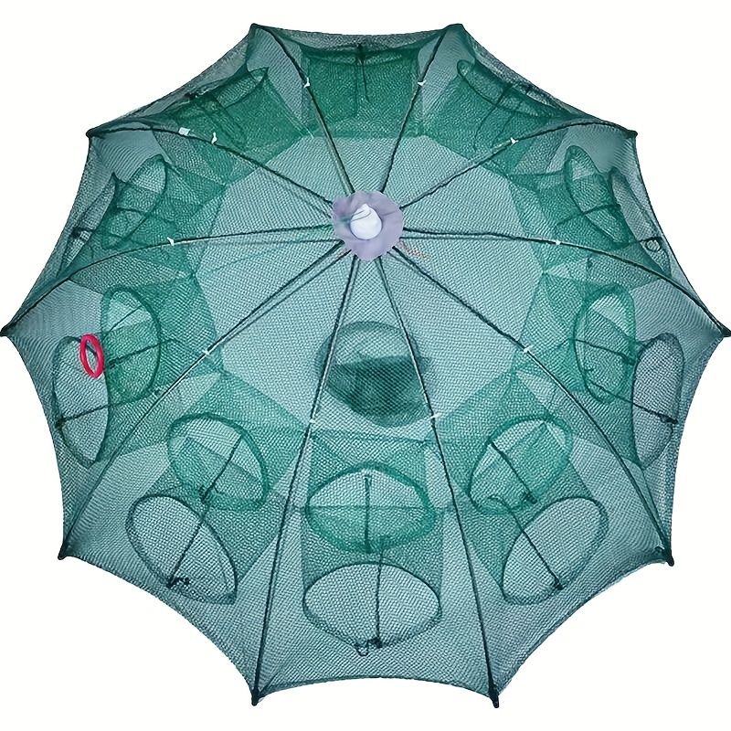 Multi Holes Nylon Shrimp Cage Portable Umbrella Shaped - Temu Republic of  Korea