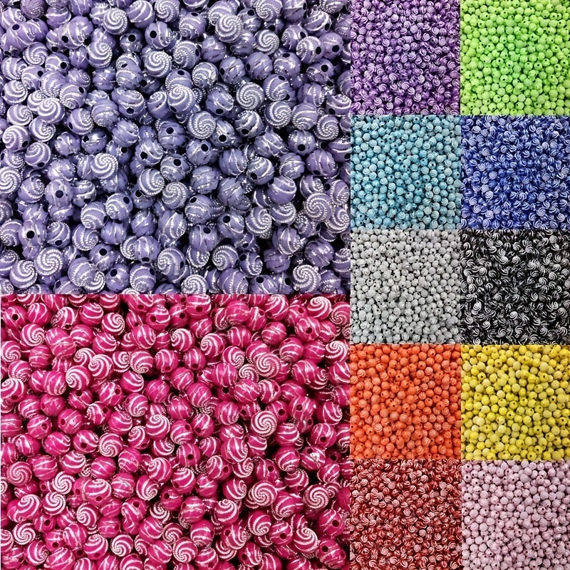 100pcs/lot Colored Acrylic Round Beads Big Round Loose Beads DIY Bracelets  Charms Necklace Beads For Jewelry Making