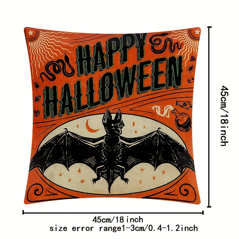 Happy Halloween Vintage Pillow