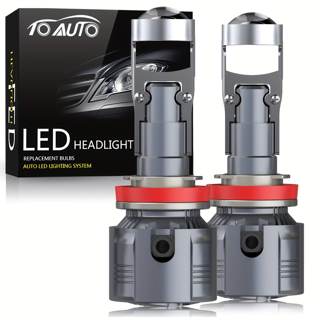 Ampoule LED automatique des phares de voiture avec lentille de lampe  projecteur 5500K Haut de la qualité de lumière blanche Canbus H4 - Chine  Projecteur à LED, lentille dirigée phare H4