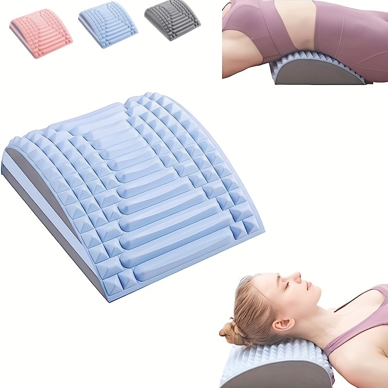 Back Stretcher for Lower Back Pain Relief, 3 Level Adjustable Lumbar Back  Cracker Board, Back Cracking/Massager Device for Scoliosis, Spine  Decompression, Upper & Lower Back Support 