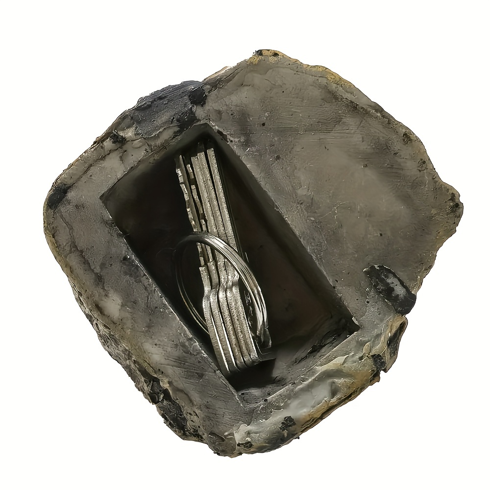 1 Stück: Verstecken Sie Einen Schlüssel In Einem Aussehenden Felsstein. Der  Ablenkungs-Safe Hält Ersatzschlüssel Gut Sichtbar, Passt In Ihre