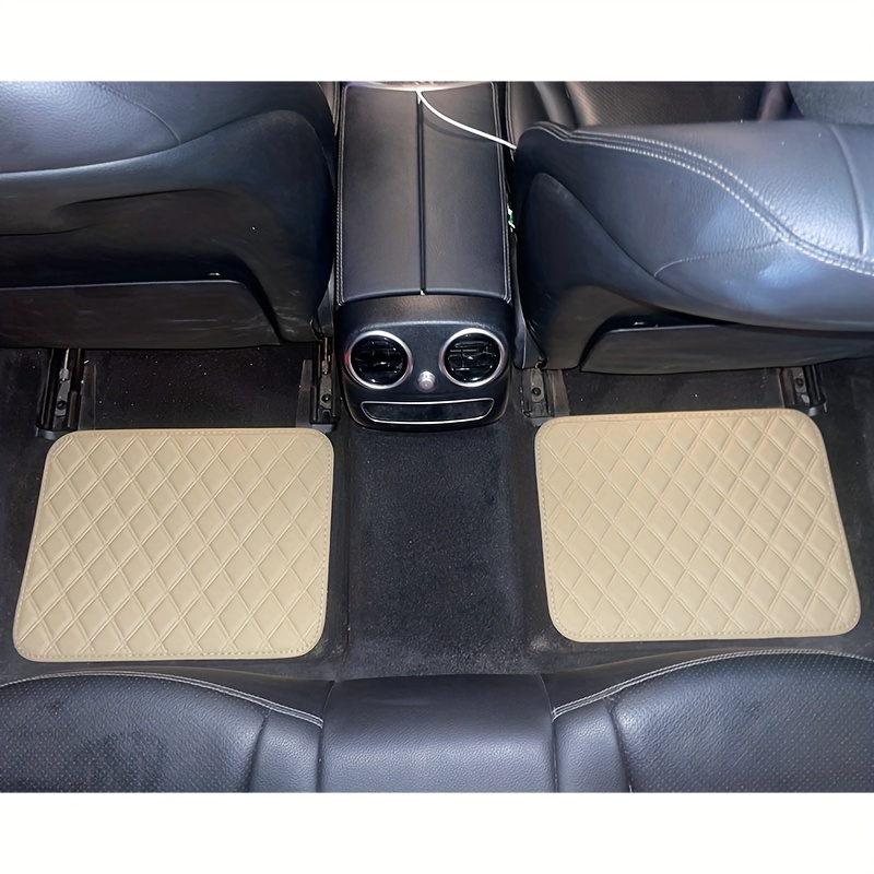 Car Floor Mats Universal Leather Waterproof Front Rear Car - Temu