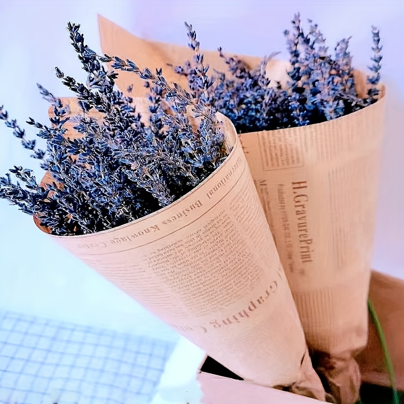 100pcs Flor Lavanda Seca Natural Decorativa Ramilletes - Temu