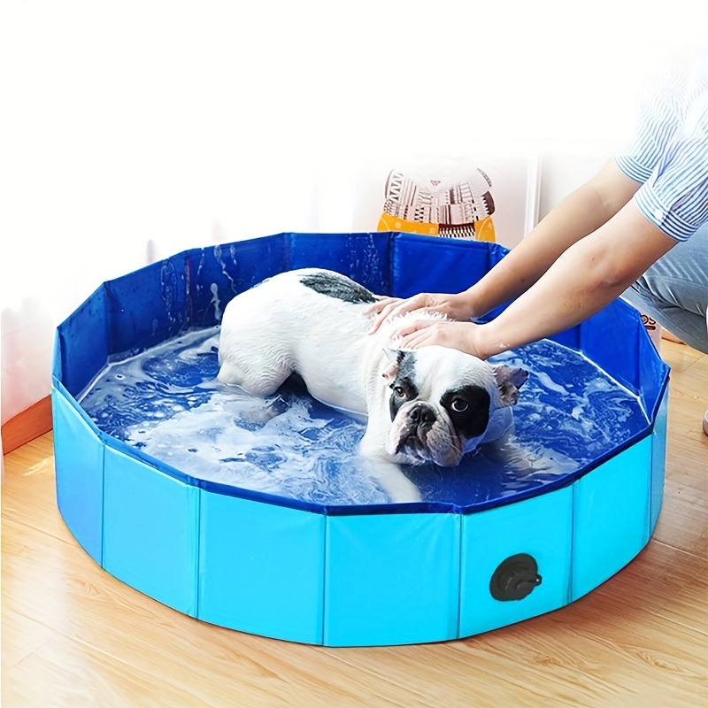 Piscina plegable para perros Bañera bañera para mascotas Piscina