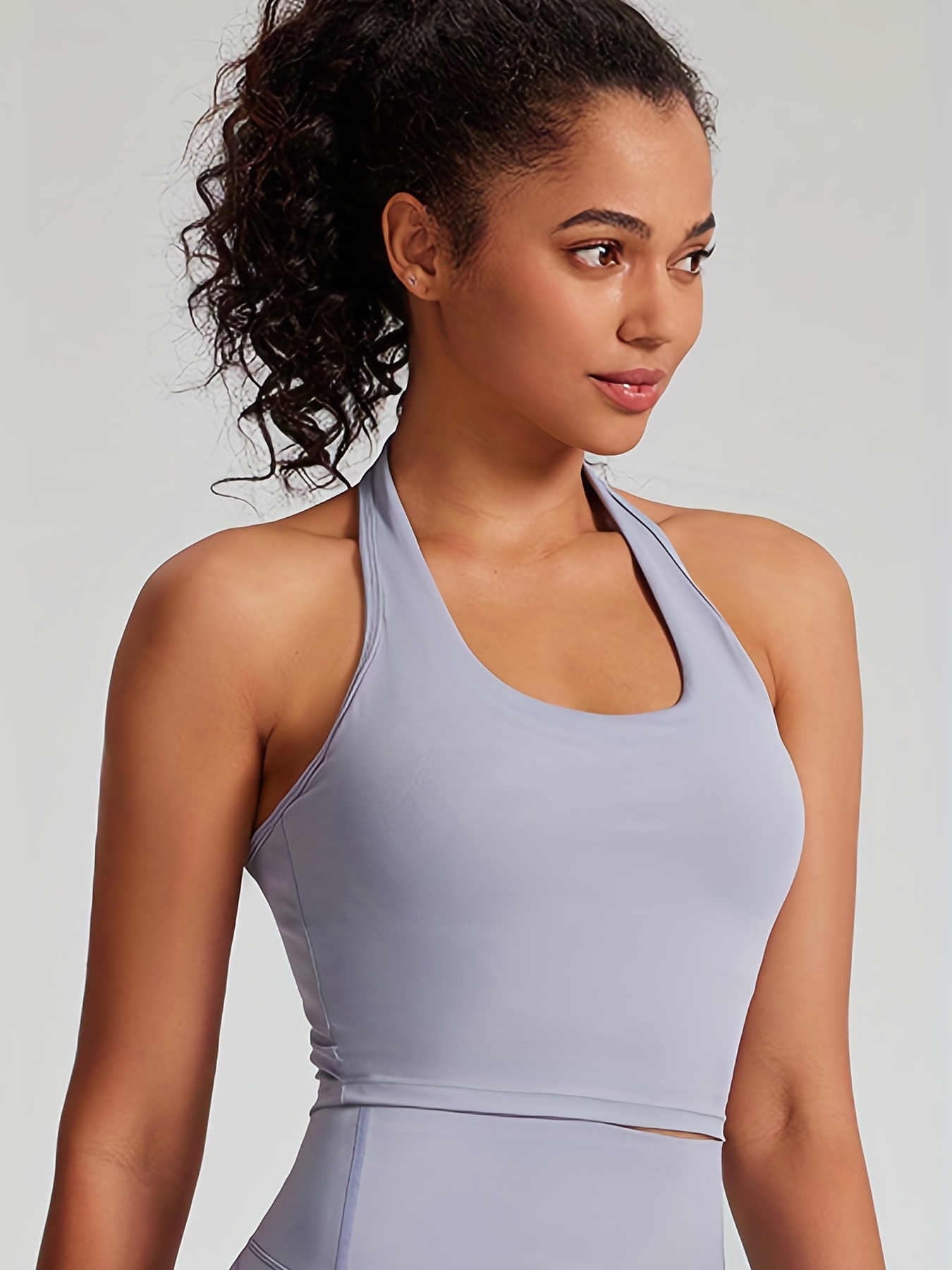Feel Confident Supported In Halter Neck Beauty Back Sports - Temu