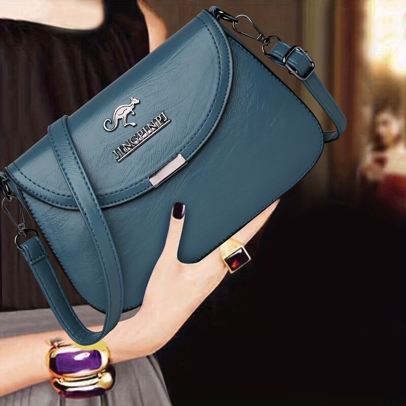 Vintage Square Shoulder Bag Crossbody Purse