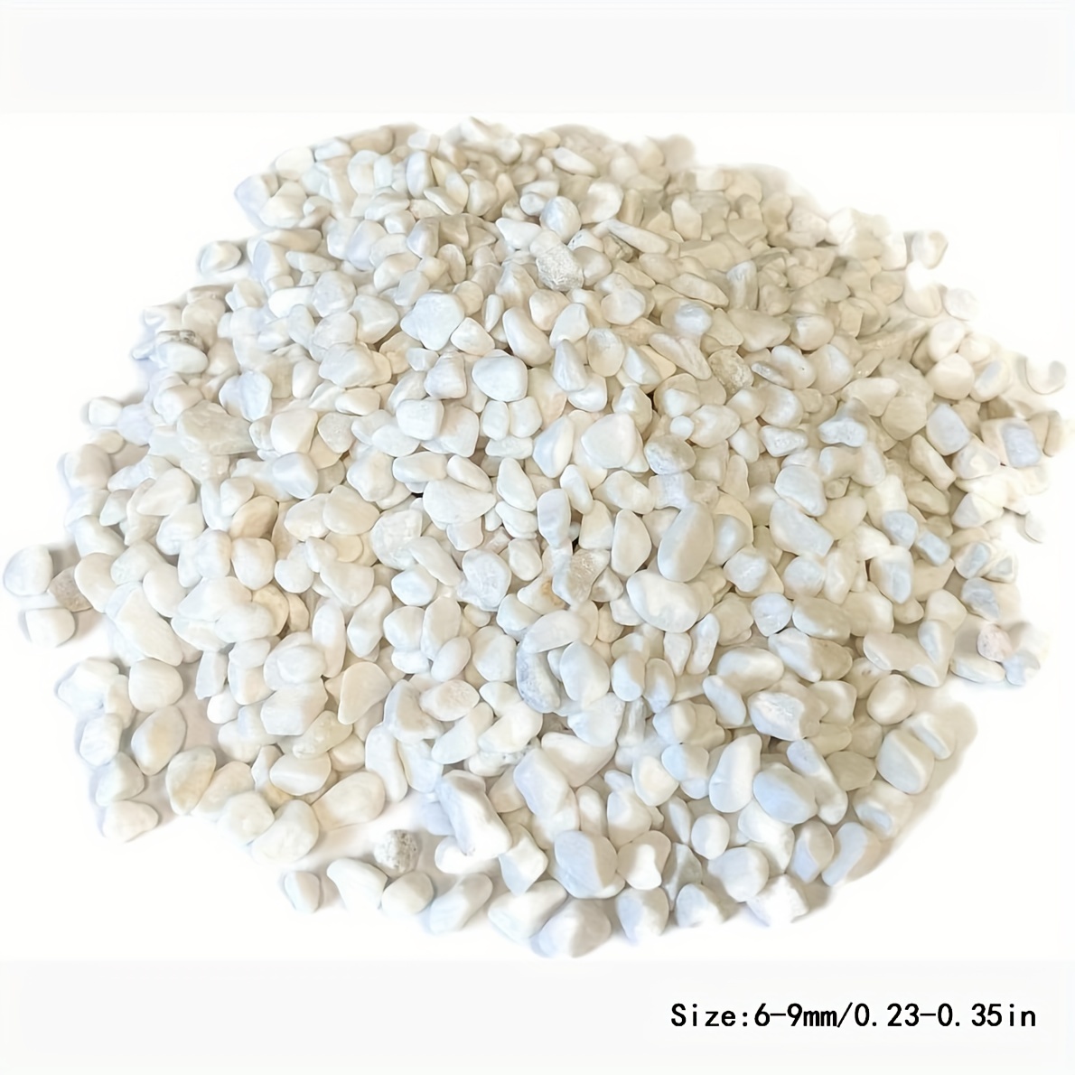 WAYBER Piedras blancas decorativas de 1 libra/16.23 oz de arena para  acuario/tanque de tortugas de peces/relleno de florero/decoración de  plantas