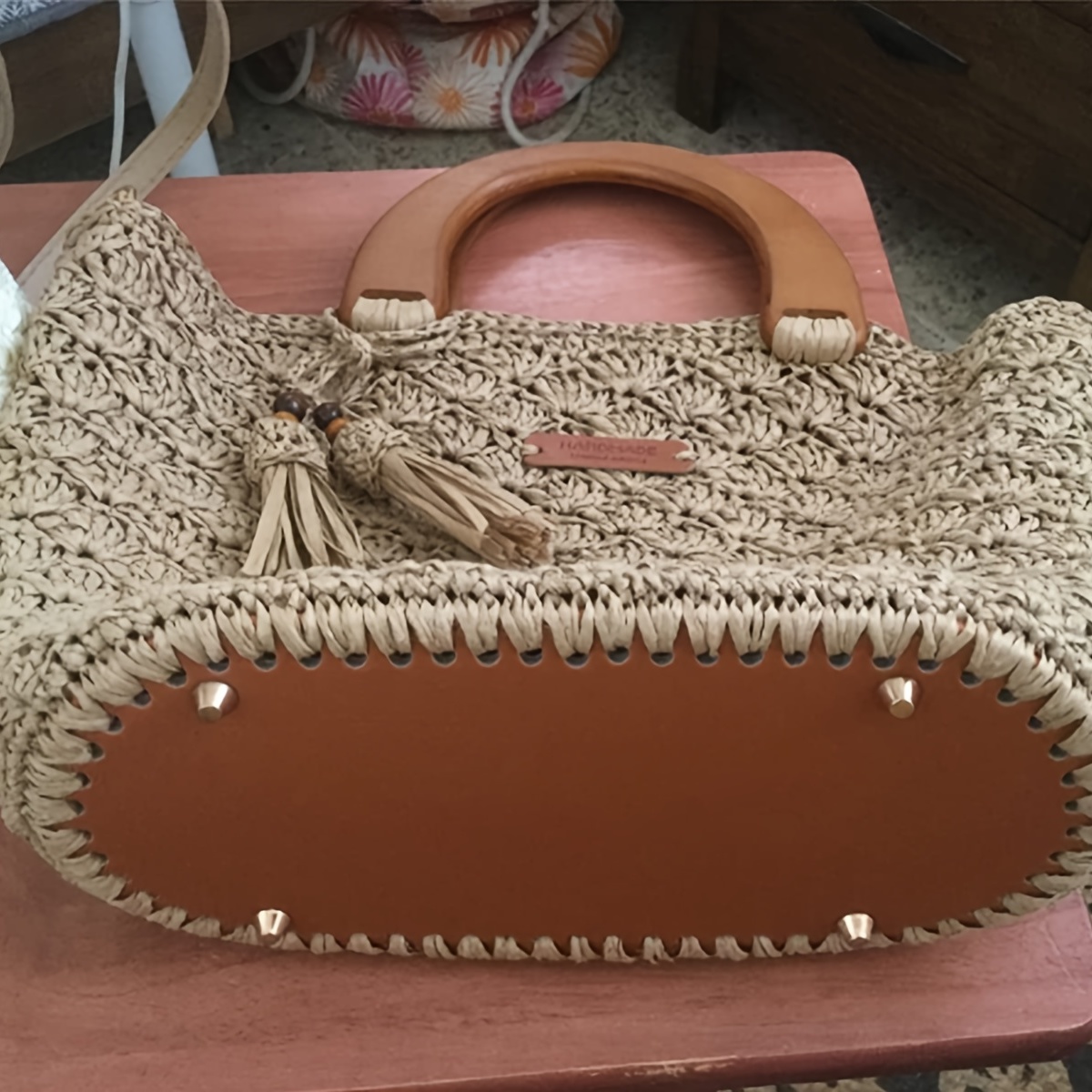 Pu Leather Bag Bottom Holder, Handmade Woven Bag Bottom, Diy Handbag Oval  Bottom Plate Holder, Crochet Tools, Black/brown - Temu Germany