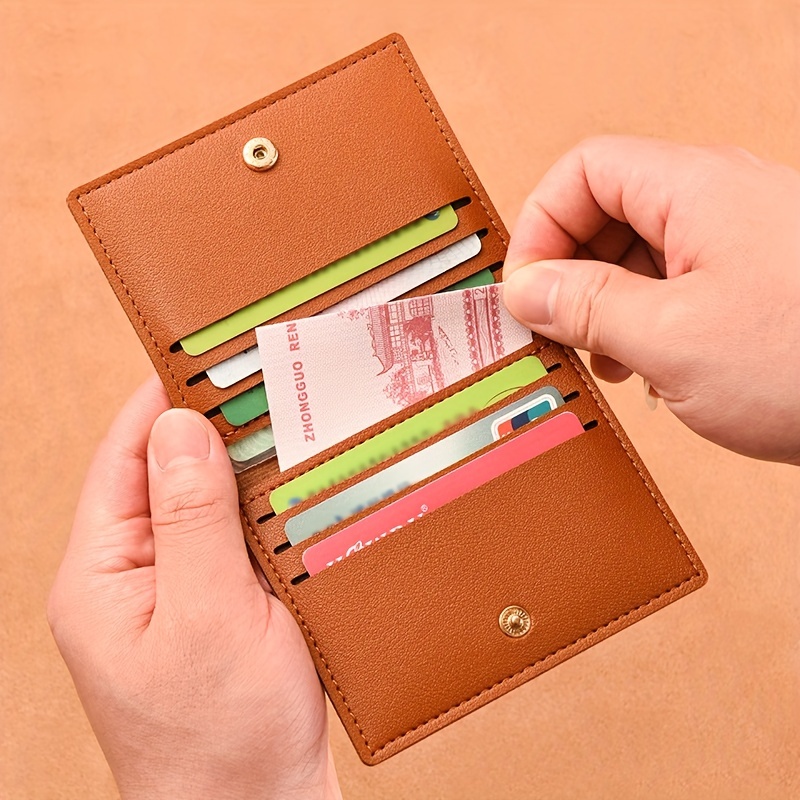2023 Credit Card Holder Men Wallet Rfid Aluminium Box Bank Pu Leather  Wallets With Money Clip Designer Cardholder - Temu Switzerland