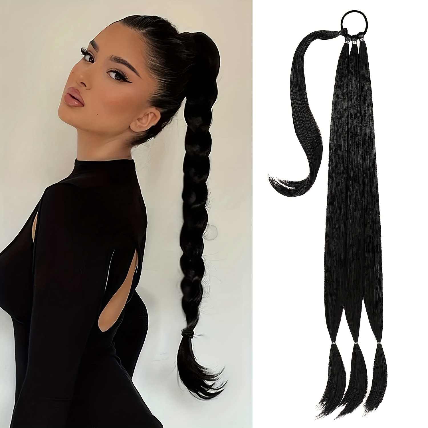 Clip In Ponytail Extension Wrap Around For Women Long Wavy Curly Hair Fluffy  Pony Tail 18 Inch From Divaswigszhouli, $42.97 | DHgate.Com