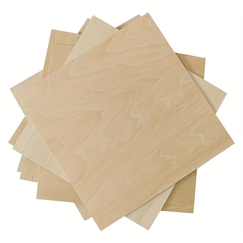 Wood Balsa Wood Sheets Basswood Thin Craft Wood Board For - Temu