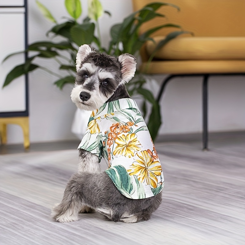 ペット服ハワイアンビーチカジュアル犬シャツペット夏の Tシャツ通気性