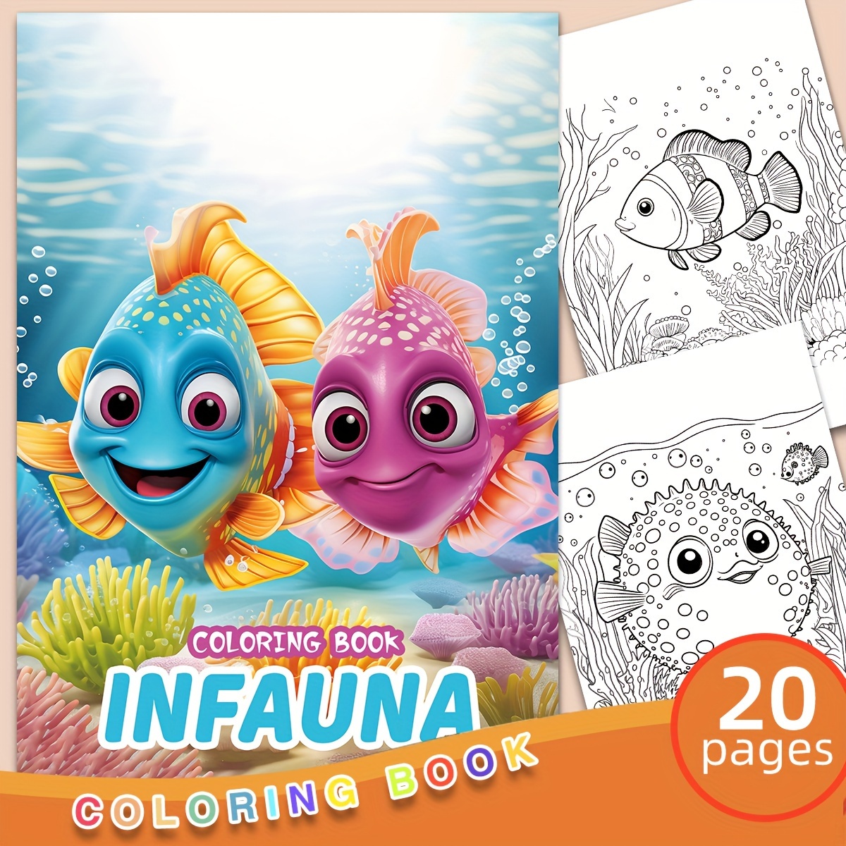 Libro Colorear Niños Adultos Diseños Animales 32 Hojas - Temu