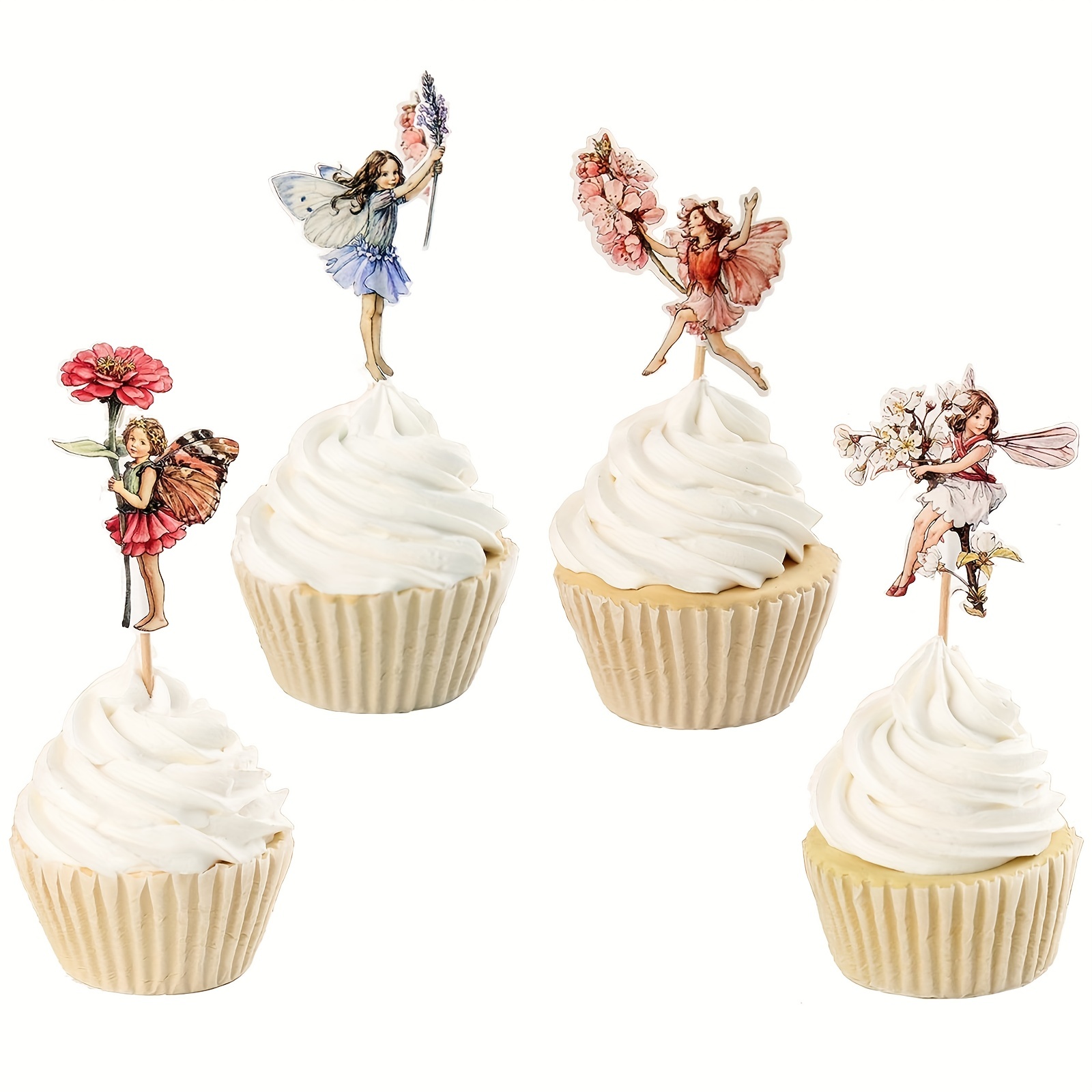 Line Dancing / Square Dance - 36 Edible Cupcake Toppers Fairy Cake