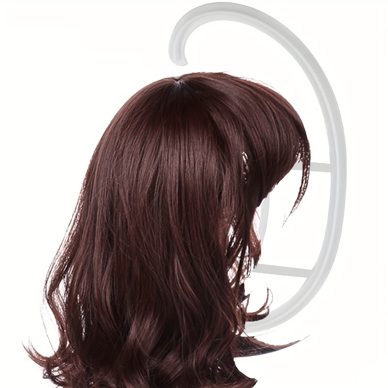 Portable Wig Hanging Bracket Short Long Hair Wig Stand Wig - Temu