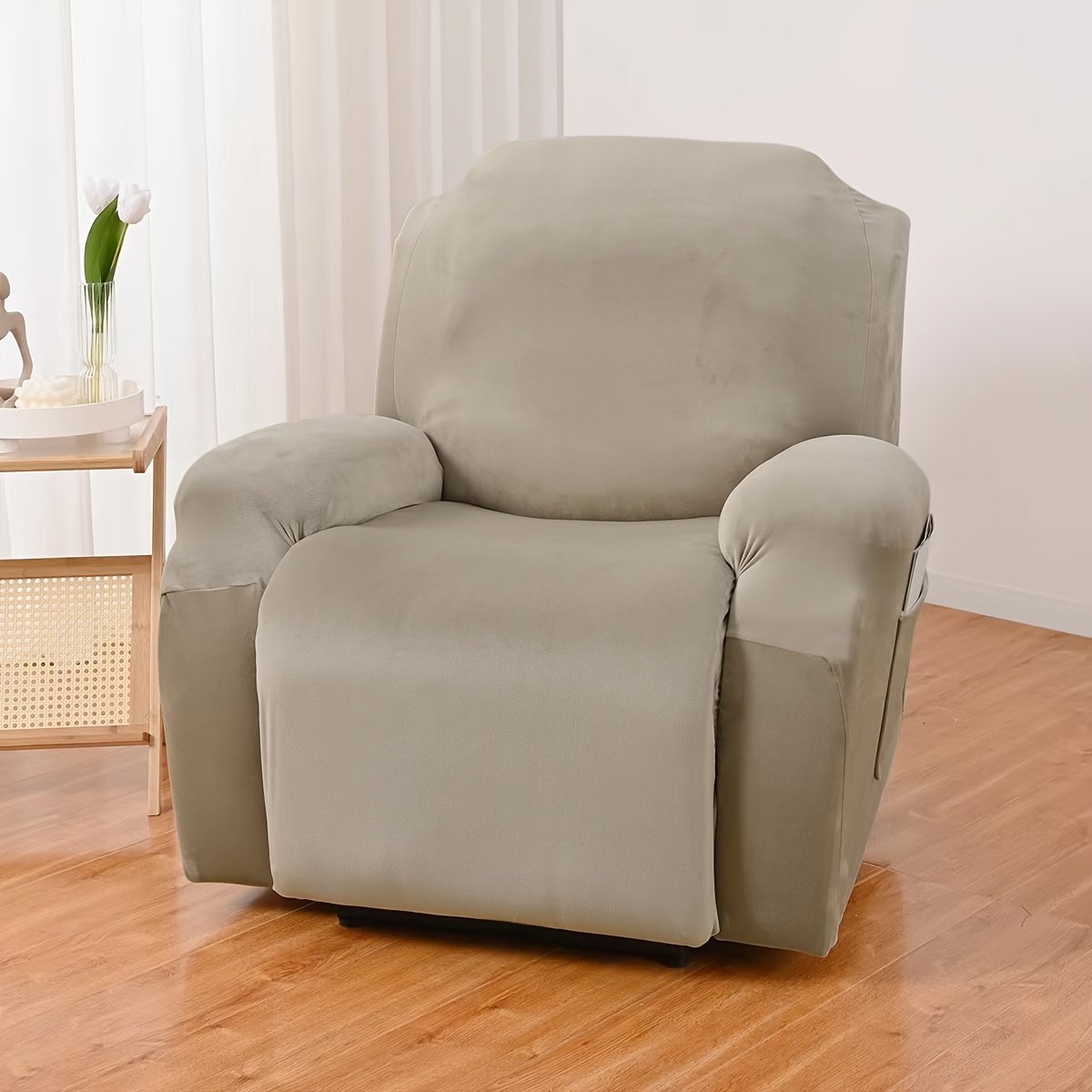 Microfiber best sale recliner cover