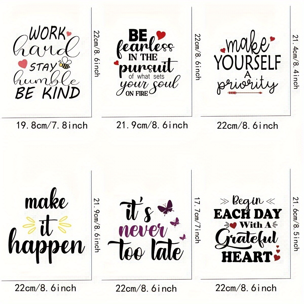 Newest Words Designs Diy Iron On Transfer Stickers For T - Temu