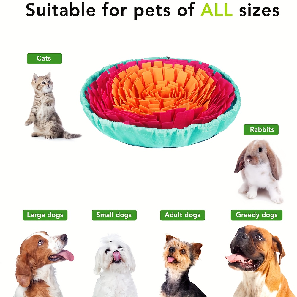 Pet Snuffle Mat for Dogs, Interactive Feed Game for Boredom, Dog Toy, Dog  Treat