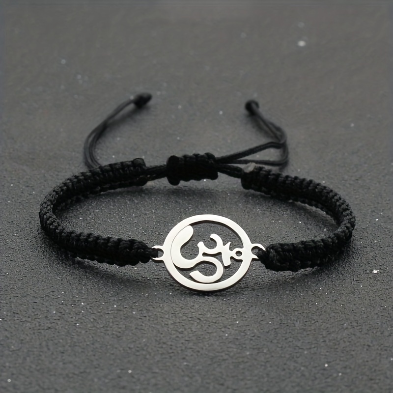 Stainless Steel OM Bracelet for Couples