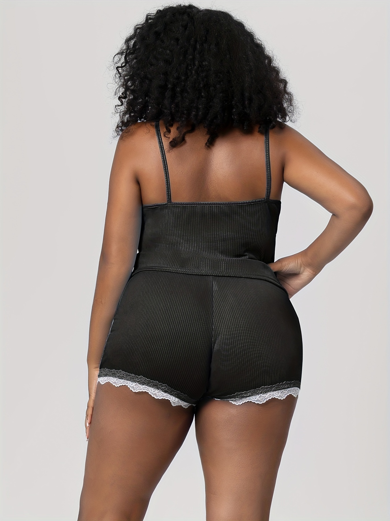 Ribbed Cami Top & Shorts Pajama Set