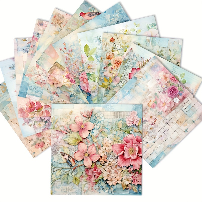 Decoupage Napkins of flower garden frame| it's call makes everything  beautiful napkins| Decorative paper