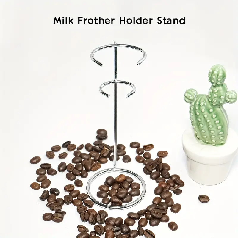 Stainless Steel Electric Milk Frother Storage Rack, Frother Stand Kitchen Milk  Frother For Coffee Stainless Steel Stand Holds, Multiple Types Of Coffee  Frother Heavy Duty Stand, Coffee Accessories, Coffee Storage - Temu